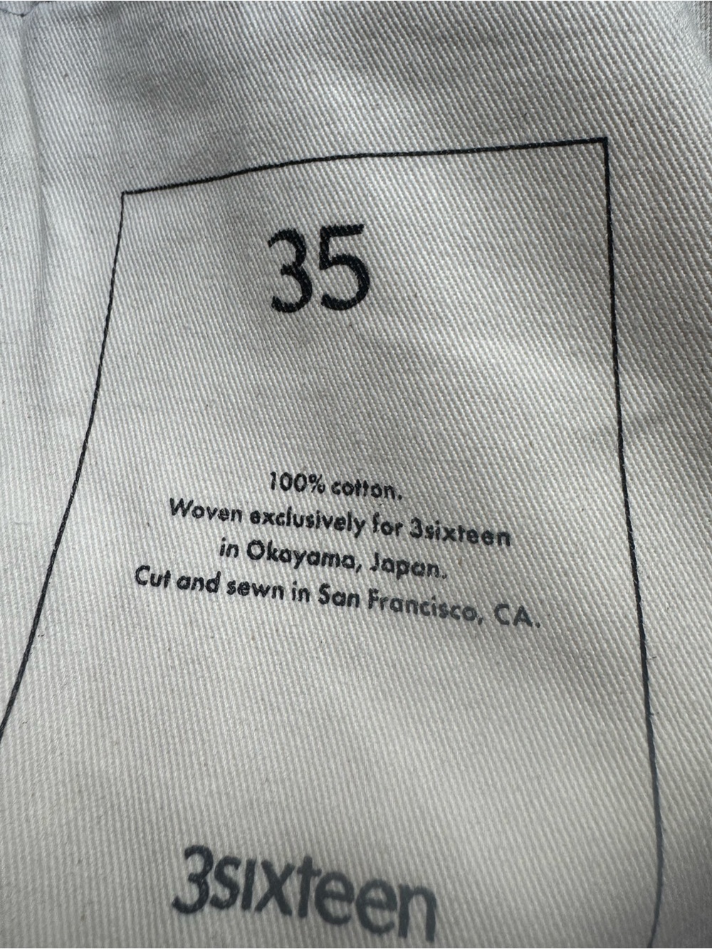 3sixteen SL-120x Shadow Selvedge Jeans - Picture 14 of 14
